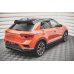 Накладки сплиттеры боковые на задний бампер на VW T-Roc I