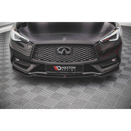 Накладка сплиттер на передний бампер на Infiniti Q60 II S