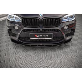 Накладка сплиттер на передний бампер на BMW X5 F15 M