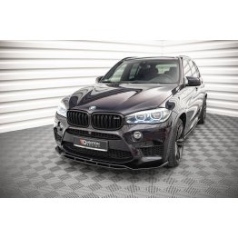 Накладка сплиттер на передний бампер на BMW X5 F15 M