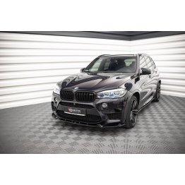 Накладка сплиттер на передний бампер на BMW X5 F15 M