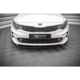 Накладка сплиттер на передний бампер на Kia Optima IV