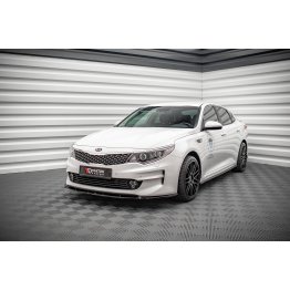 Накладка сплиттер на передний бампер на Kia Optima IV