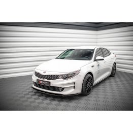 Накладка сплиттер на передний бампер на Kia Optima IV