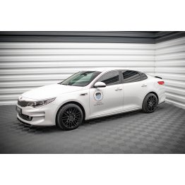 Накладки сплиттеры на пороги на Kia Optima IV