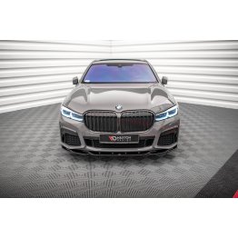 Накладка сплиттер на передний бампер на BMW 7 G11 M-Pack рестайл