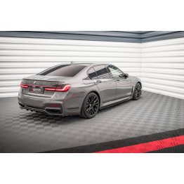 Накладки сплиттеры на пороги на BMW 7 G11 M-Pack рестайл