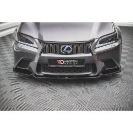 Накладка сплиттер на передний бампер на Lexus GS IV F Sport