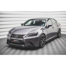 Накладка сплиттер на передний бампер на Lexus GS IV F Sport