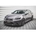 Накладка сплиттер на передний бампер на Lexus GS IV F Sport