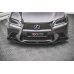 Накладка сплиттер на передний бампер на Lexus GS IV F Sport