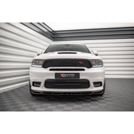 Накладка сплиттер на передний бампер на Dodge Durango III RT