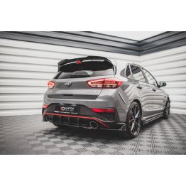 Диффузор заднего бампера на Hyundai i30 III N Hatchback рестайл