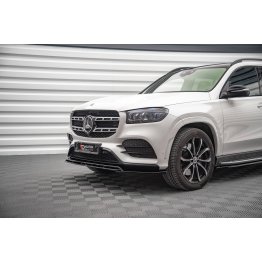 Накладка сплиттер на передний бампер на Mercedes GLS X167 AMG-Line