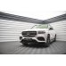 Накладка сплиттер на передний бампер на Mercedes GLS X167 AMG-Line