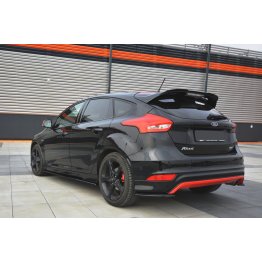 Накладка сплиттер на спойлер багажника на Ford Focus III ST-Line рестайл