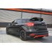 Накладка сплиттер на спойлер багажника на Ford Focus III ST-Line рестайл