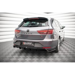 Накладка сплиттер на спойлер багажника на Seat Leon III FR Sportstourer