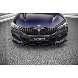 Накладка сплиттер на передний бампер на BMW 8 G15 Coupe M-Pack / G16 Gran Coupe M-Pack