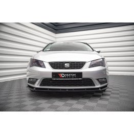 Накладка сплиттер на передний бампер на Seat Leon III