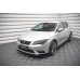 Накладка сплиттер на передний бампер на Seat Leon III