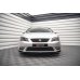 Накладка сплиттер на передний бампер на Seat Leon III