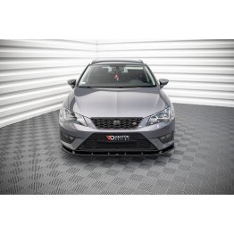 Накладка сплиттер на передний бампер на Seat Leon III FR / Cupra