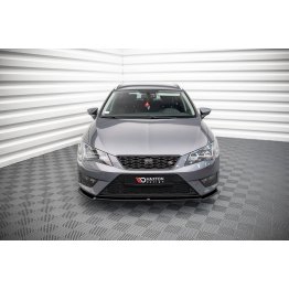 Накладка сплиттер на передний бампер на Seat Leon III FR / Cupra