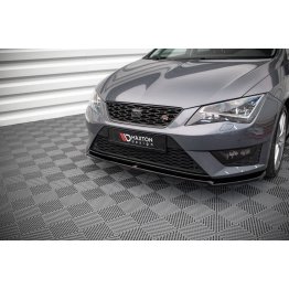 Накладка сплиттер на передний бампер на Seat Leon III FR / Cupra