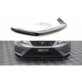 Накладка сплиттер на передний бампер на Seat Leon III FR / Cupra