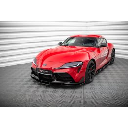 Накладка сплиттер на передний бампер на Toyota Supra V