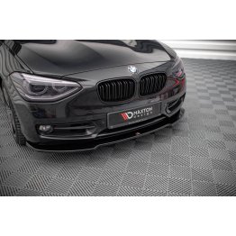 Накладка сплиттер на передний бампер на BMW 1 F20 / F21