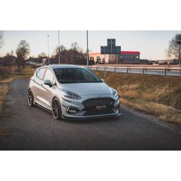 Накладка сплиттер на передний бампер на Ford Fiesta VIII ST / ST-Line