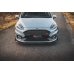 Накладка сплиттер на передний бампер на Ford Fiesta VIII ST / ST-Line