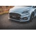 Накладка сплиттер на передний бампер на Ford Fiesta VIII ST / ST-Line