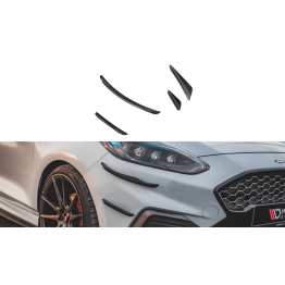 Рассекатели воздуха переднего бампера на Ford Fiesta VIII ST / ST-Line