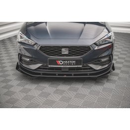 Накладки сплиттеры боковые на передний бампер на Seat Leon IV FR