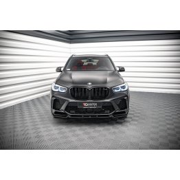 Накладка сплиттер на передний бампер на BMW X5M F95