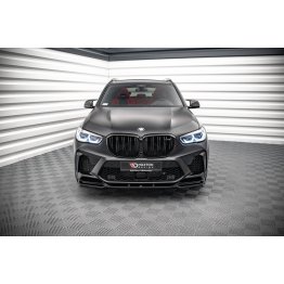 Накладка сплиттер на передний бампер на BMW X5M F95