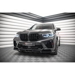 Накладка сплиттер на передний бампер на BMW X5M F95