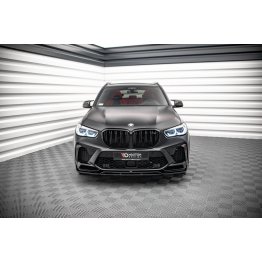 Накладка сплиттер на передний бампер на BMW X5M F95