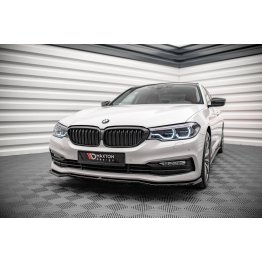 Накладка сплиттер на передний бампер на BMW 5 G30 / G31