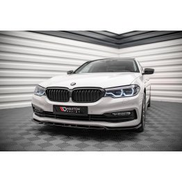 Накладка сплиттер на передний бампер на BMW 5 G30 / G31