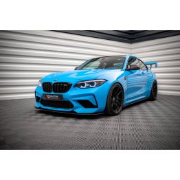 Накладка сплиттер на передний бампер на BMW M2 F87