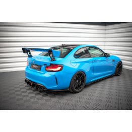 Накладки сплиттеры боковые на задний бампер на BMW M2 F87