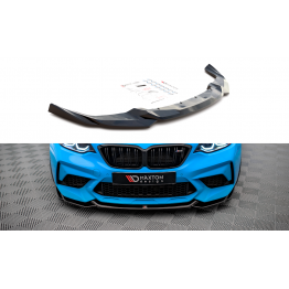 Накладка сплиттер на передний бампер на BMW M2 F87