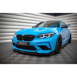 Накладка сплиттер на передний бампер на BMW M2 F87