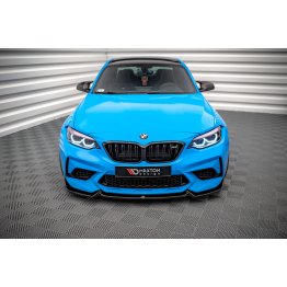 Накладка сплиттер на передний бампер на BMW M2 F87