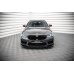 Накладка сплиттер на передний бампер на BMW M5 F90 LCI