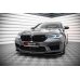 Накладка сплиттер на передний бампер на BMW M5 F90 LCI